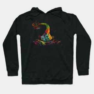 Neuron and synapse diagram Hoodie